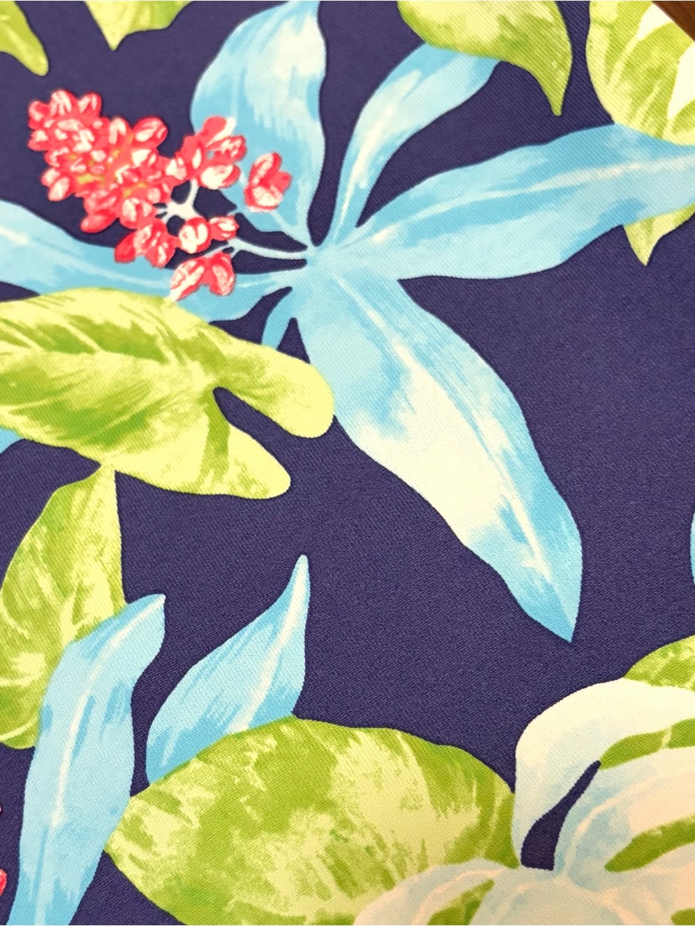 J. McLaughlin Sleeveless Dress Catalina Cloth Tropical Floral Palm Print Sheath - Picture 9 of 11